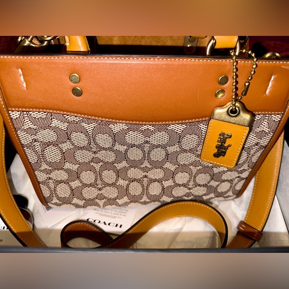 COACH Rogue 25 in Signature Textile Jacquard Handbag - Picture 6 of 16